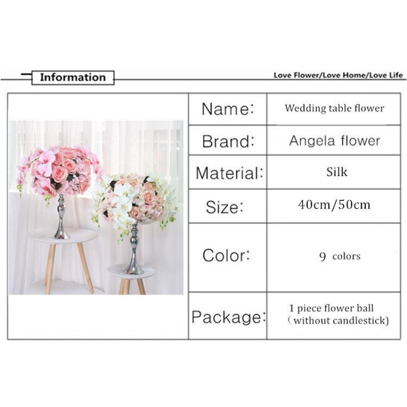 Round Artificial Flowers
