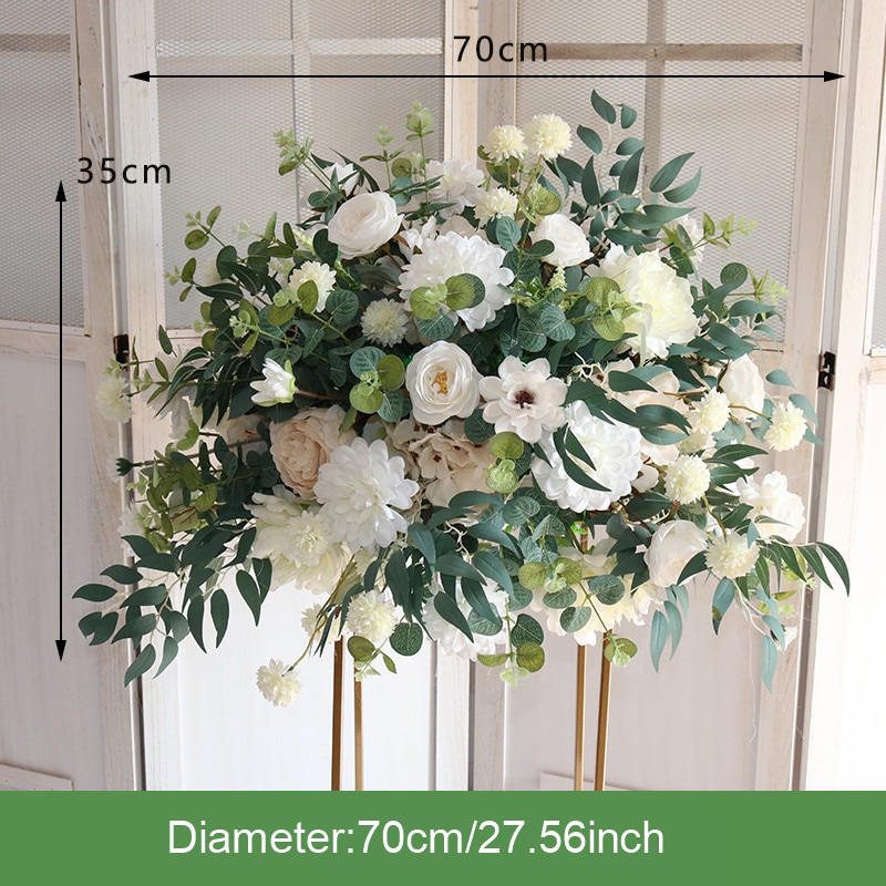 Flower Arrangement For Shiny Floor Vase