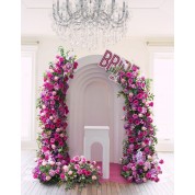 Giant Wreath Wedding Backdrop