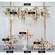 Navy Blue And Baby Pink Wedding Decorations