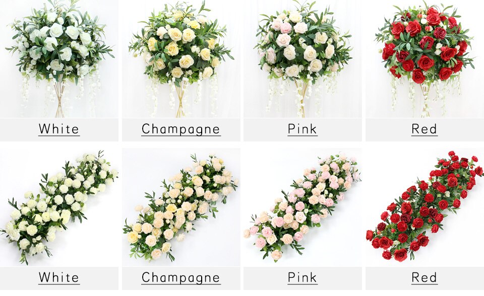 Arranging the flowers in a balanced and visually appealing way