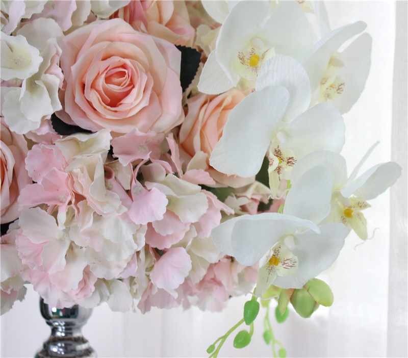 dusky pink artificial wedding flowers10