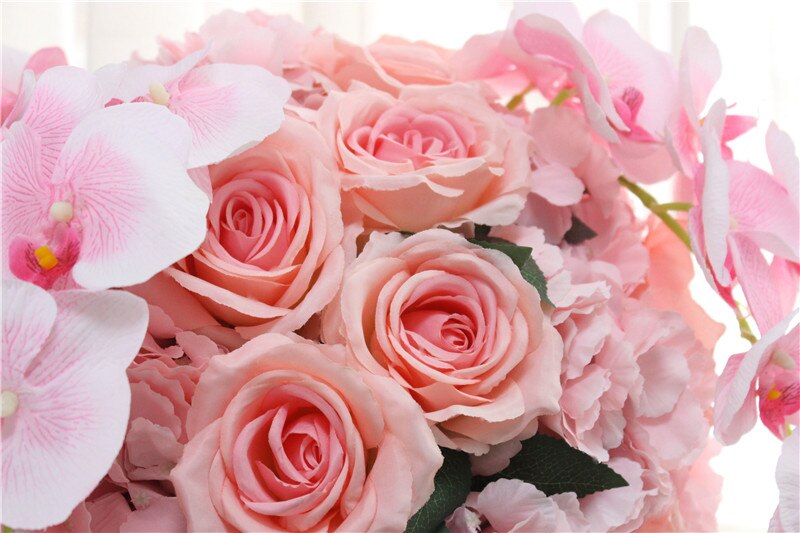 dusky pink artificial wedding flowers9