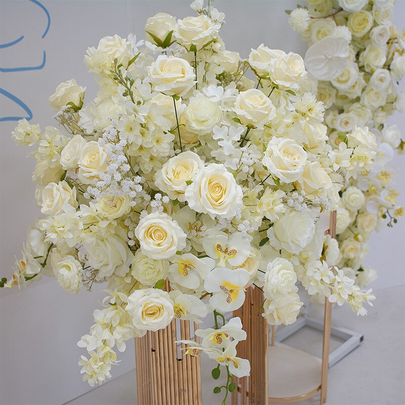 bridal luncheon table centerpieces flowers2