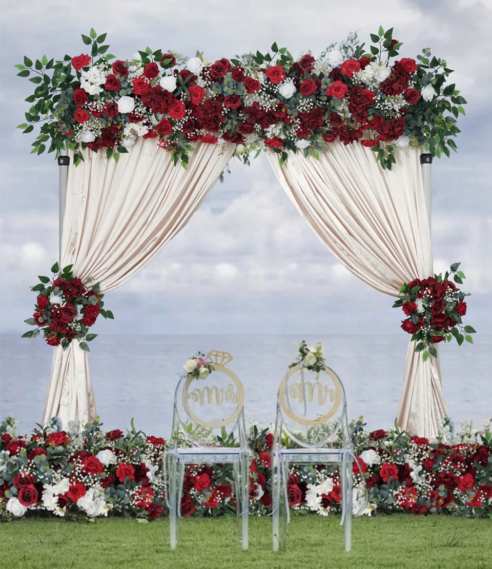 country wedding marquee decoration