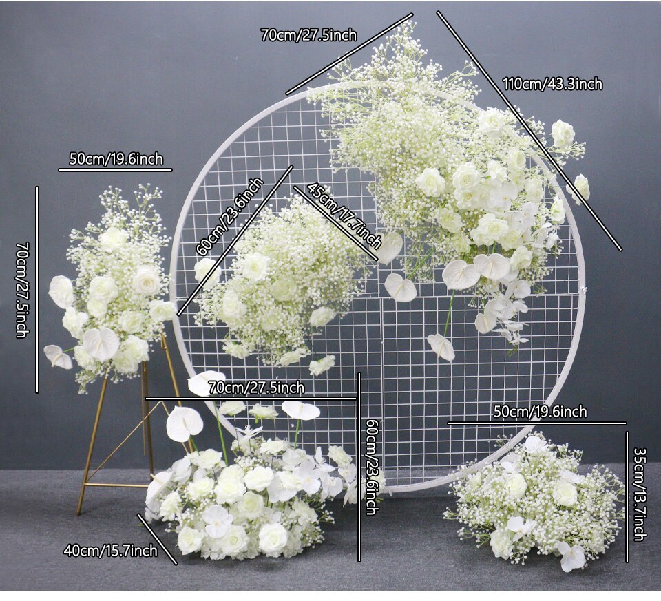 artificial bridal flower arrangements1