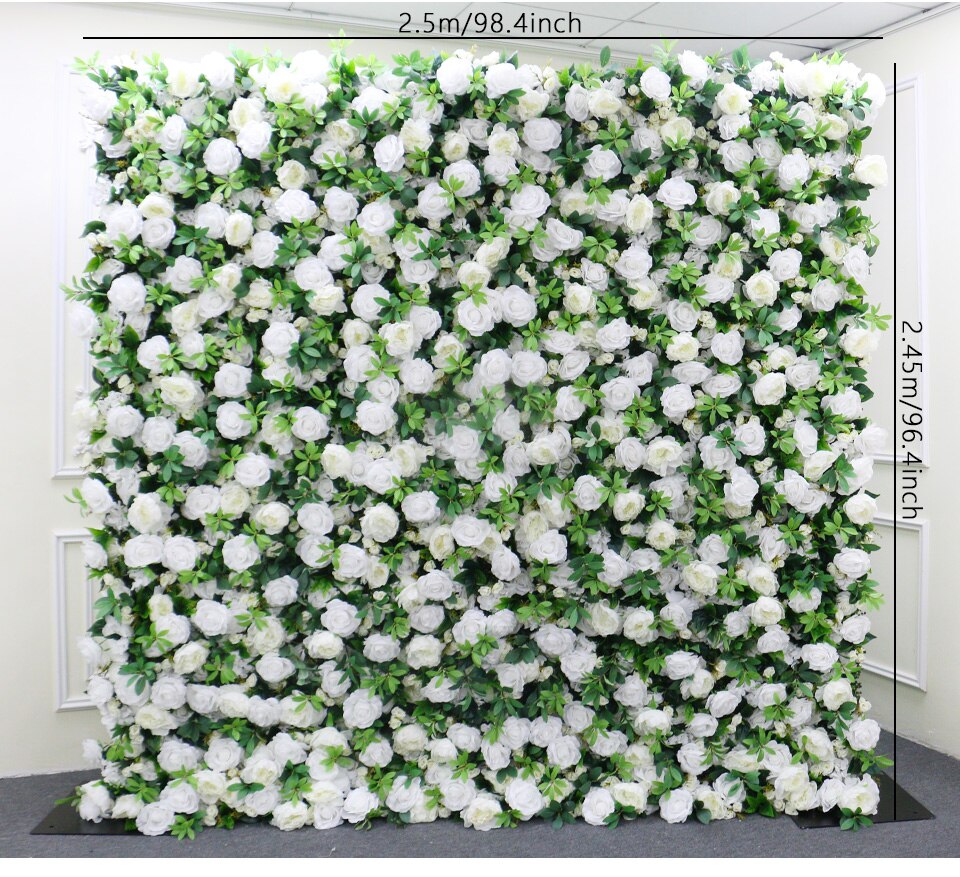 chic tissue flower decor on walls1