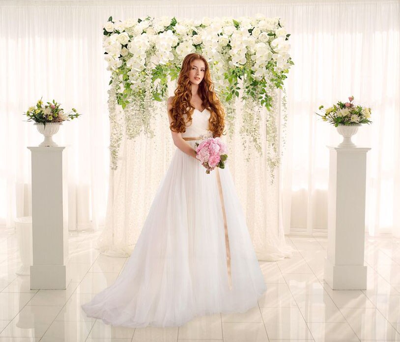 wedding entrance photographer backdrop