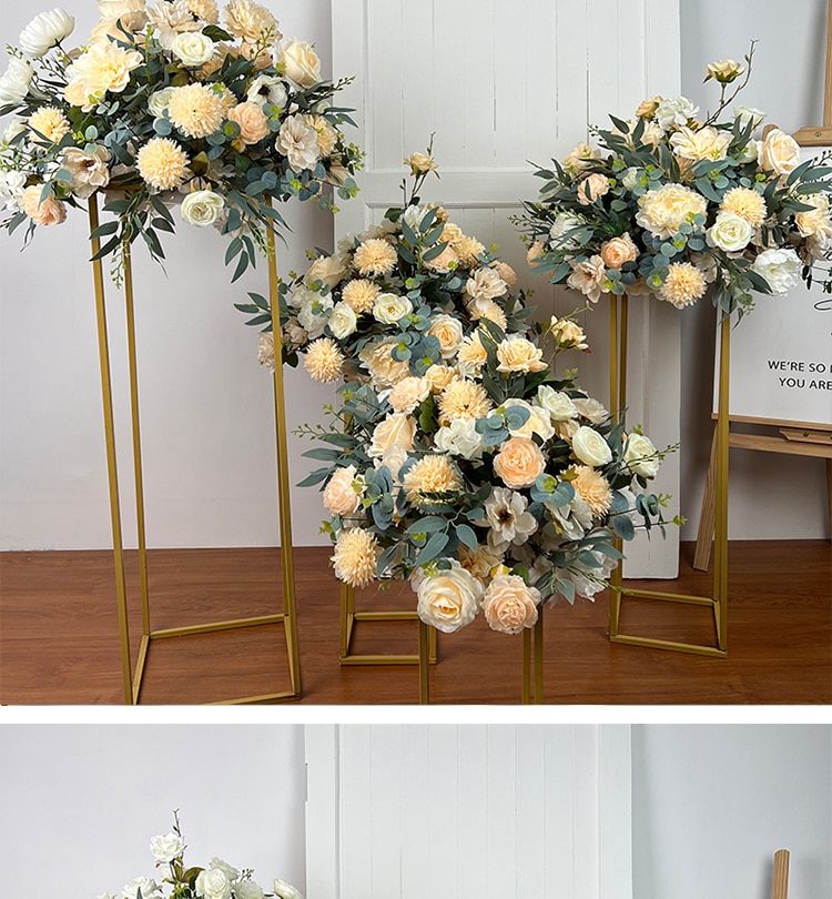 3 piece handmade vase sets wedding decor2