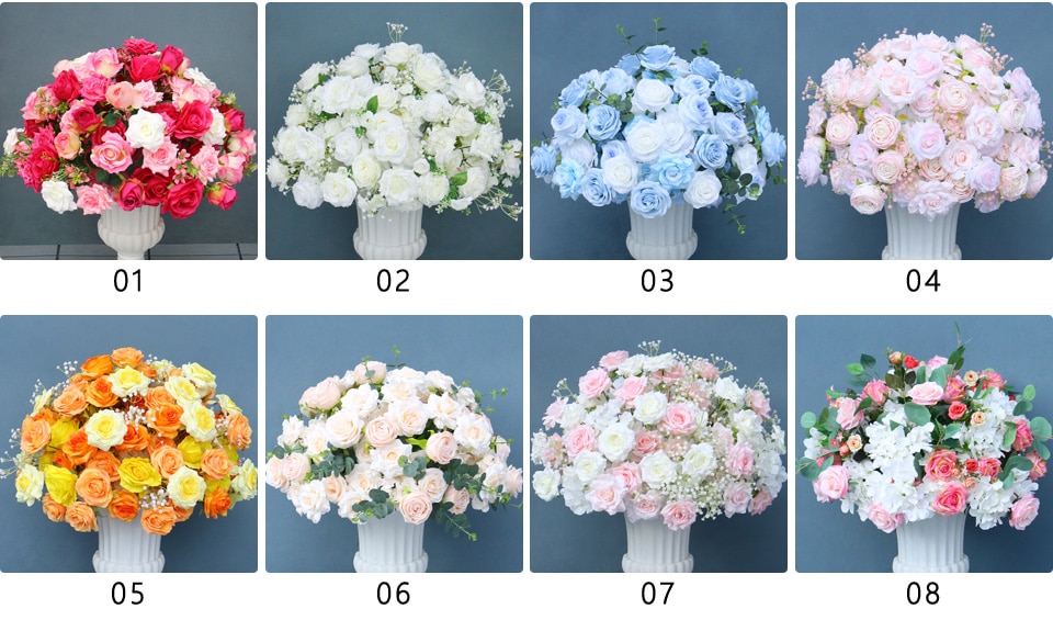 Vase Selection: Selecting the right vases to showcase the flowers.