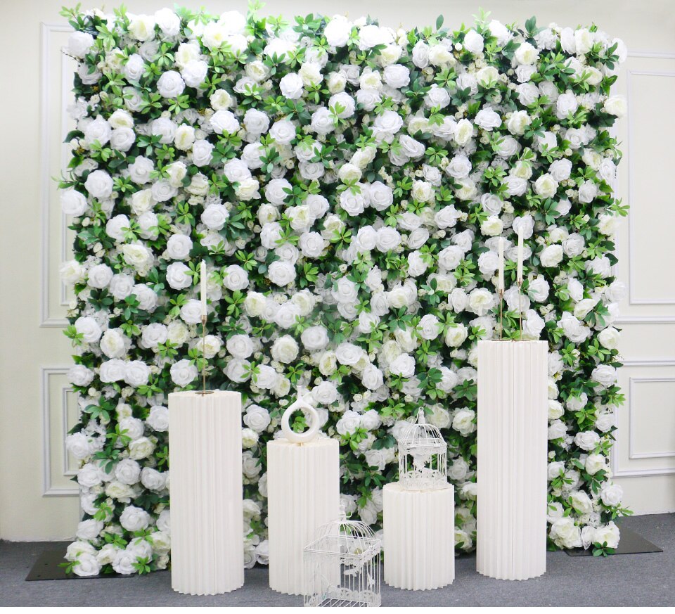 artificial green plants in white pot8