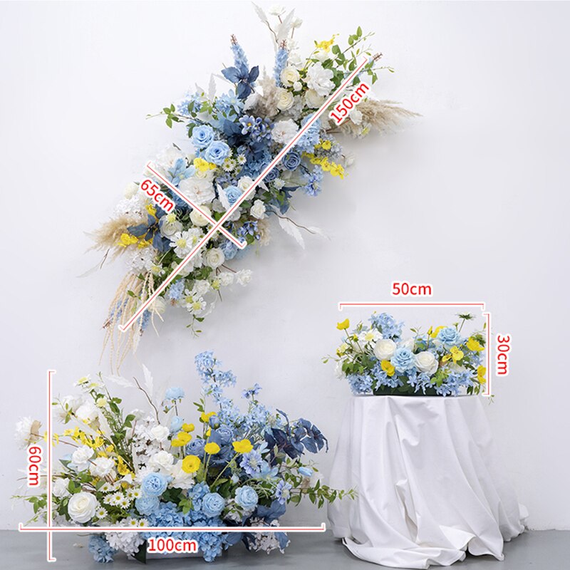 custom silk flower wedding bouquets1