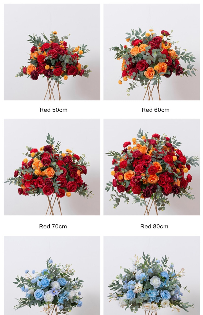 horizontal style flower arrangement8