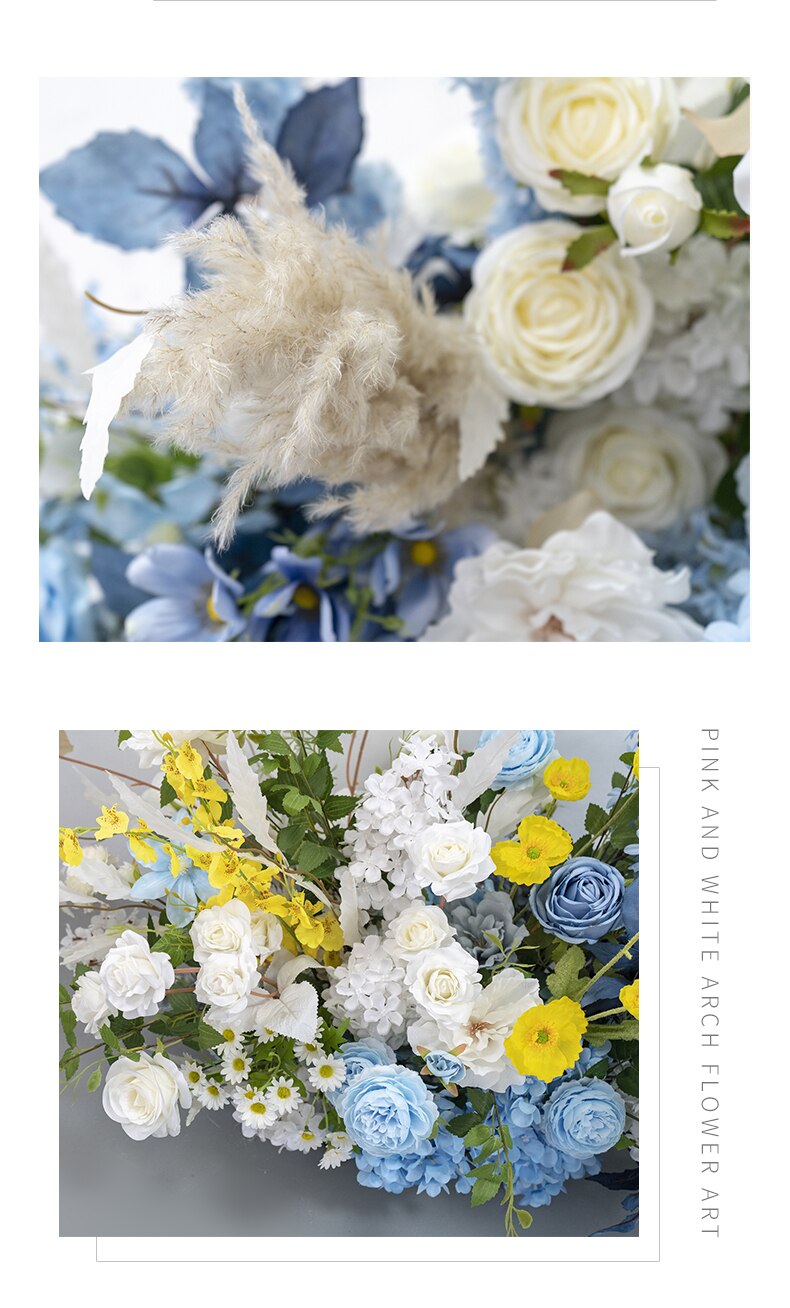 custom silk flower wedding bouquets4