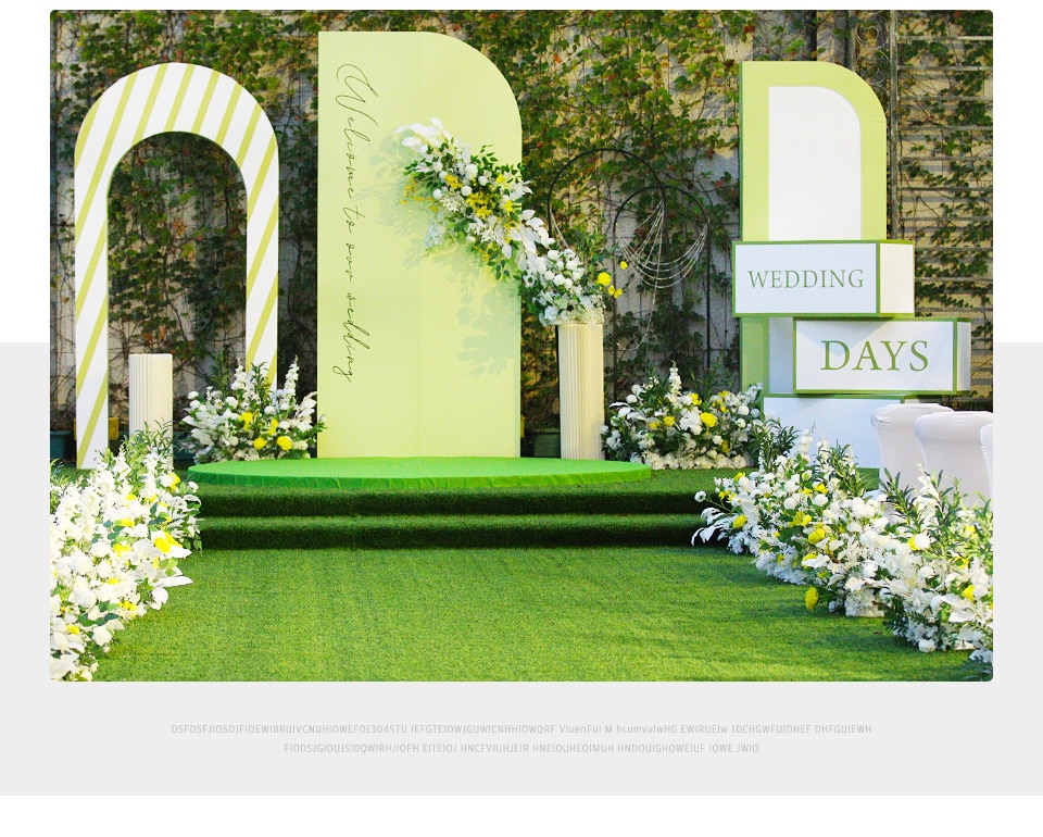 mint green wedding table runner2